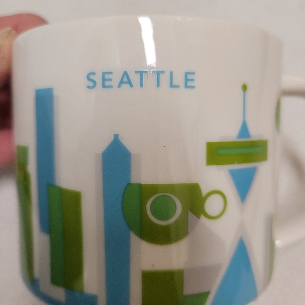 Starbucks 16 oz 2017 Seattle You Are Here Collections Mug - Picture 4 of 8